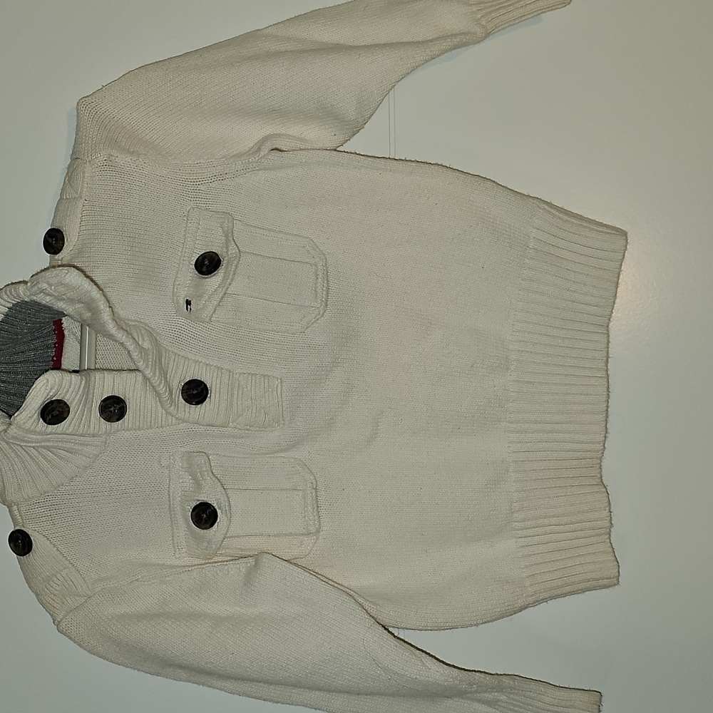 Tommy Hilfiger Off White Creme Sweater Boys 3T